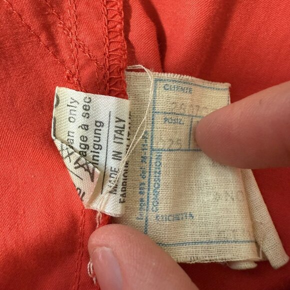 Rare Unique Giorgio Armani 1980s Runway Red Jumpsuit - Picture 7 of 10